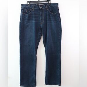 U.S. Polo Assn. Men's Dark Blue Straight Jeans Sz W 36 L30